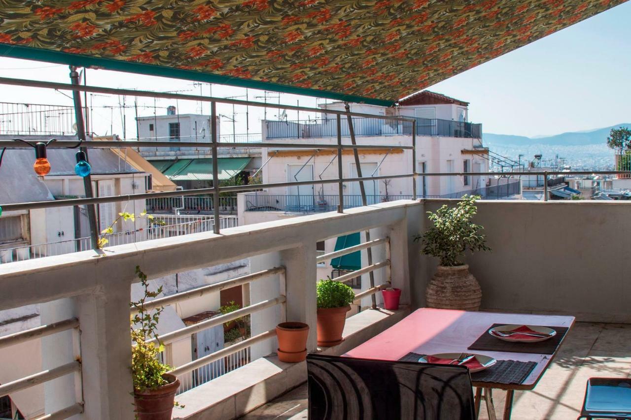 5Th Floor Apartment With Balcony Athén Kültér fotó